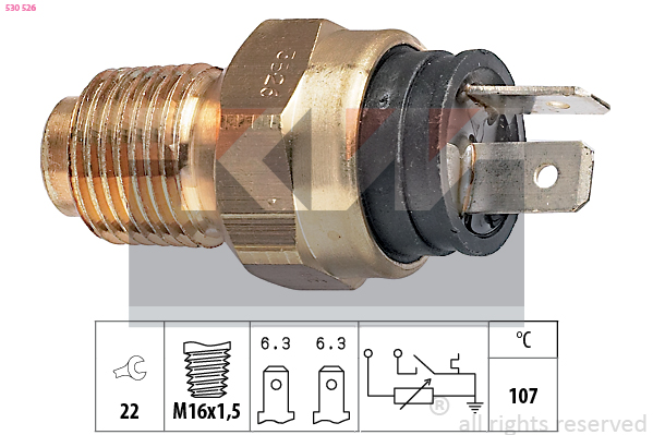 Senzor,temperatura lichid de racire 530 526 KW